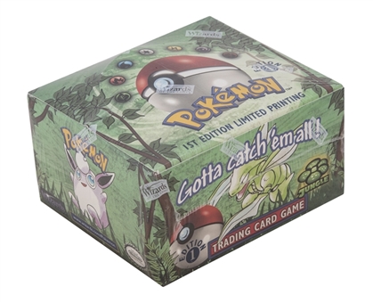 1999 Wizards of the Coast "Pokemon - Jungle" 1st Edition Unopened Box (36 Packs) 